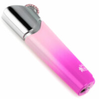 Зажигалка газовая Colibri Cosmopolitain Gradient Pink Lacquer & Pink Crystals